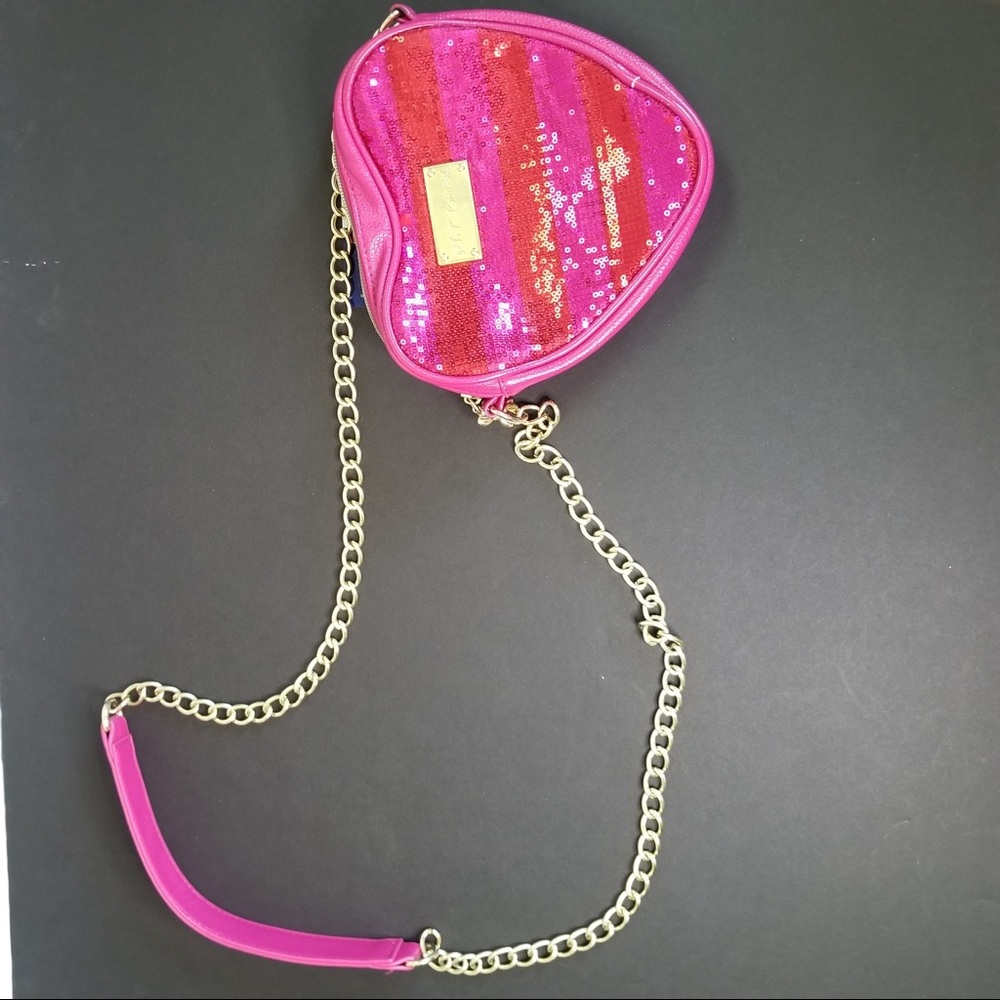 Betsy Johnson heart purse